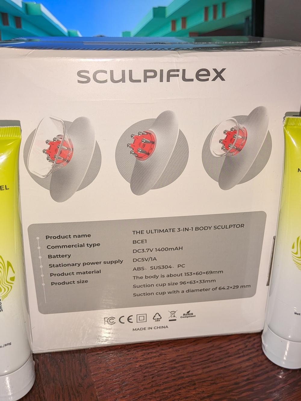 Sculpiflex Ultimate 3-in-1 Body Sculptor - White & Red